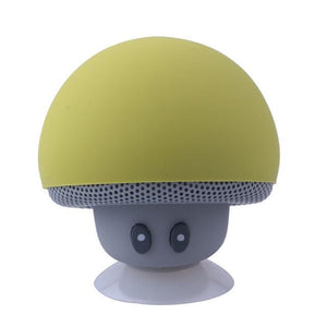 Mini Mushroom Wireless Bluetooth Speaker With Suction Cup Base