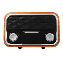 Vintage Style Bluetooth Speaker with FM Tuner