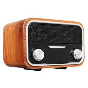 Vintage Style Bluetooth Speaker with FM Tuner